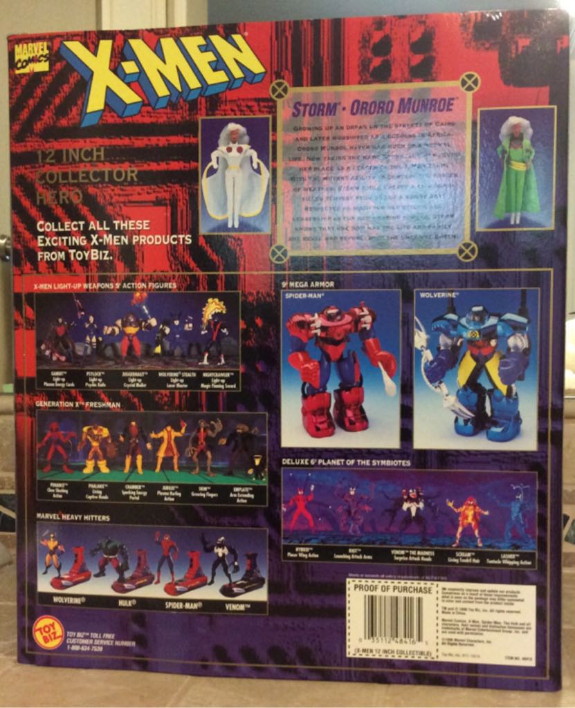 X-Men Storm - Toy Biz (Marvel 12 Inch Collector Hero) action figure collectible [Barcode 035112484165] - Main Image 2