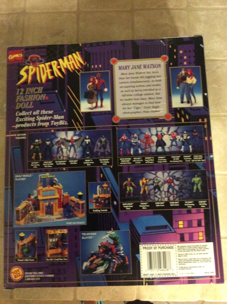 Spider-Man Mary Jane - Toy Biz (Special Collector’s Edition) action figure collectible [Barcode 035112484288] - Main Image 2