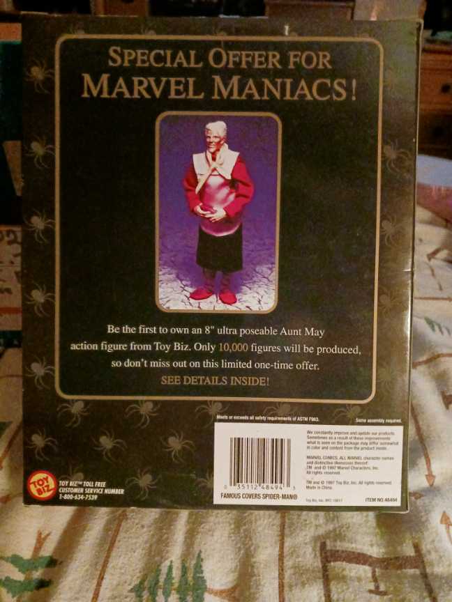 Famous Cover Series: Spider-Man - Toy Biz (Famous Cover Series) action figure collectible [Barcode 035112484943] - Main Image 3