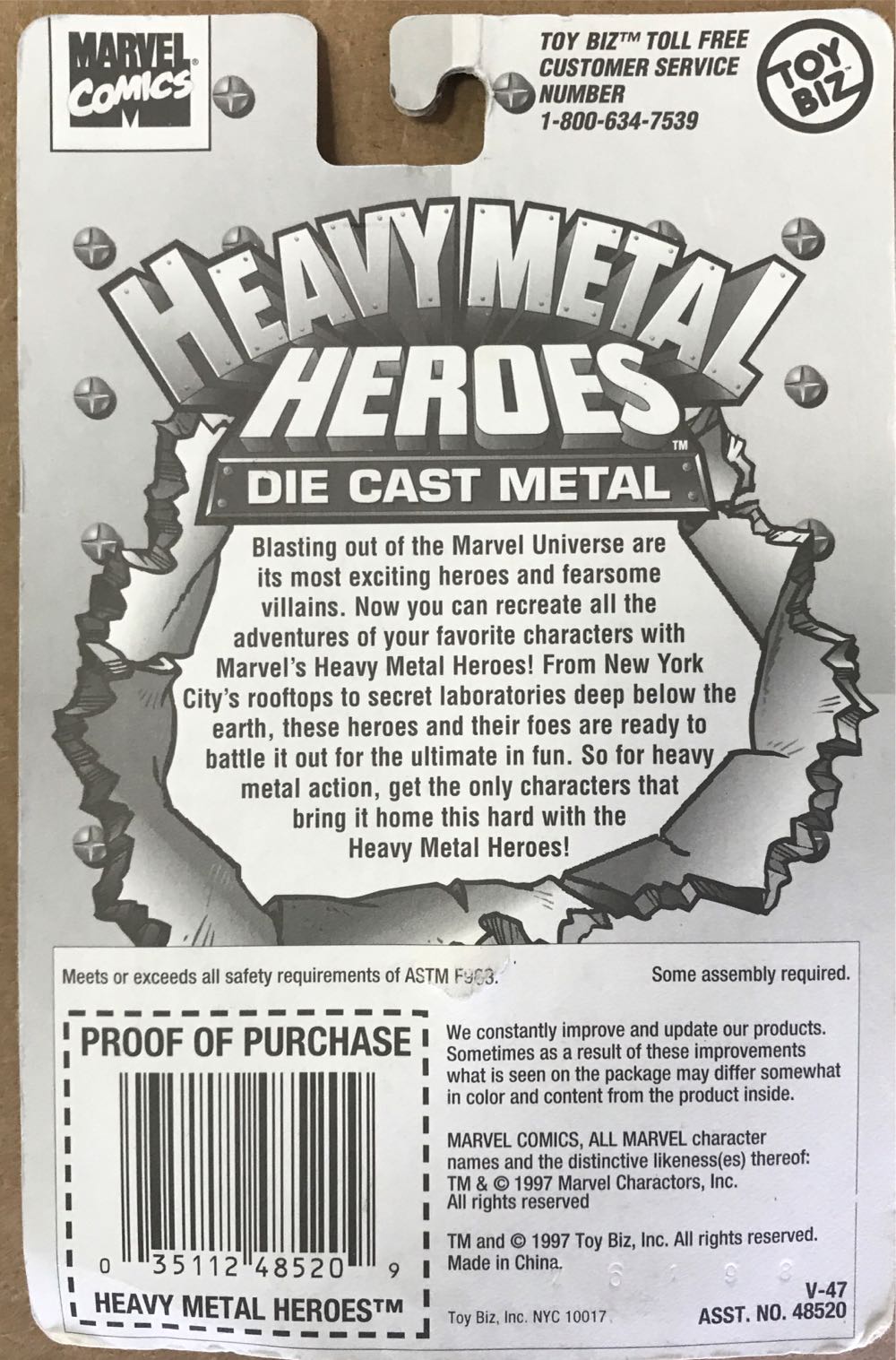 Kingpin - Toy Biz (Spiderman Poseable Die-Cast) action figure collectible [Barcode 035112485209] - Main Image 2