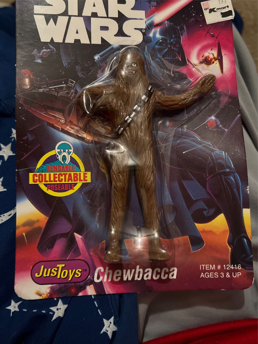 Star Wars Bend-Ems: Chewbacca - Justoys (Star Wars Bend-Ems) action figure collectible [Barcode 020616124167] - Main Image 3