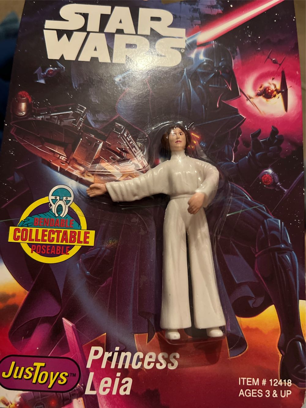 Star Wars Bend-Ems: Princess Leia - Justoys (Star Wars Bend-Ems) action figure collectible [Barcode 020616124181] - Main Image 3