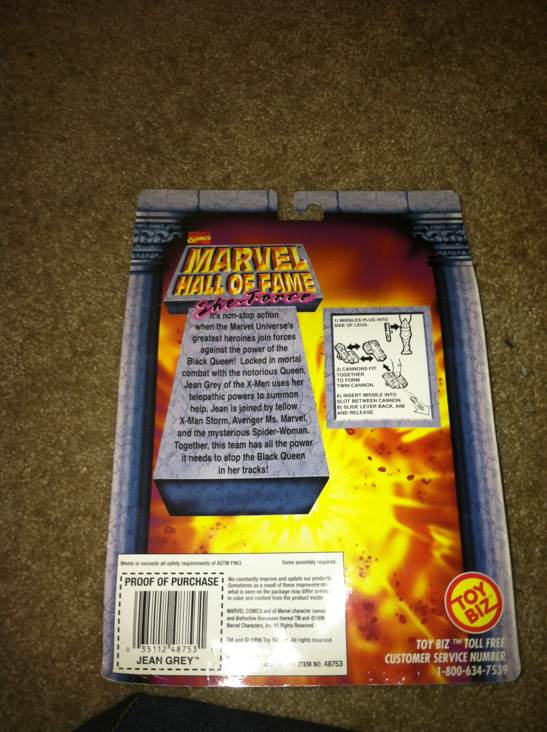 Marvel- Jean Grey ToyBiz - Toybiz (Marvel: Jean Grey) action figure collectible [Barcode 035112487531] - Main Image 2