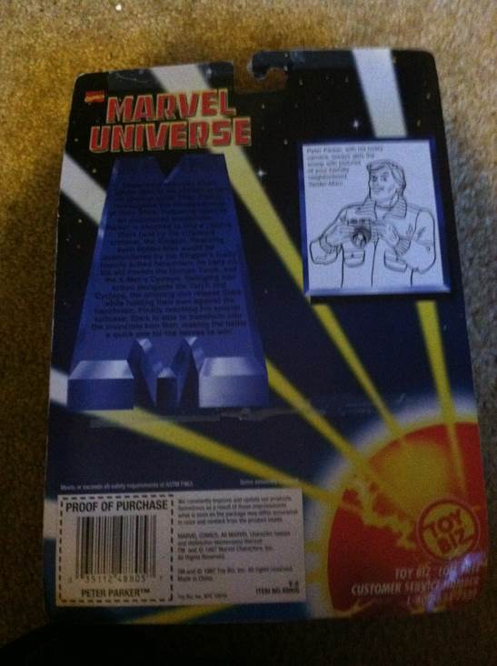 Marvel Universe ( Peter Parker ) - Toybiz (Marvel Universe) action figure collectible [Barcode 035112488057] - Main Image 2
