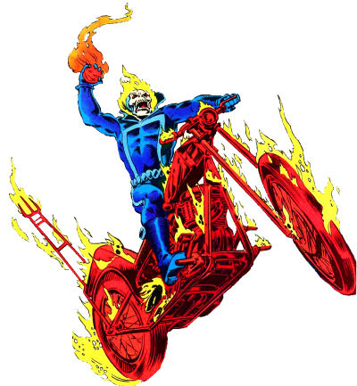 Marvel Ghost Rider Outcast Toy Biz - Toy Biz (Marvel Universe) action figure collectible [Barcode 035112488156] - Main Image 3
