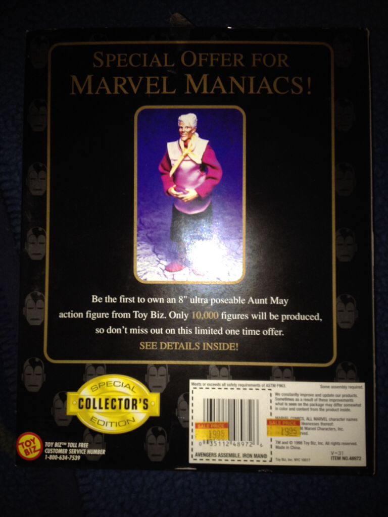 Famous Cover Series: Iron Man - Toy Biz (Famous Cover Series) action figure collectible [Barcode 035112489726] - Main Image 2