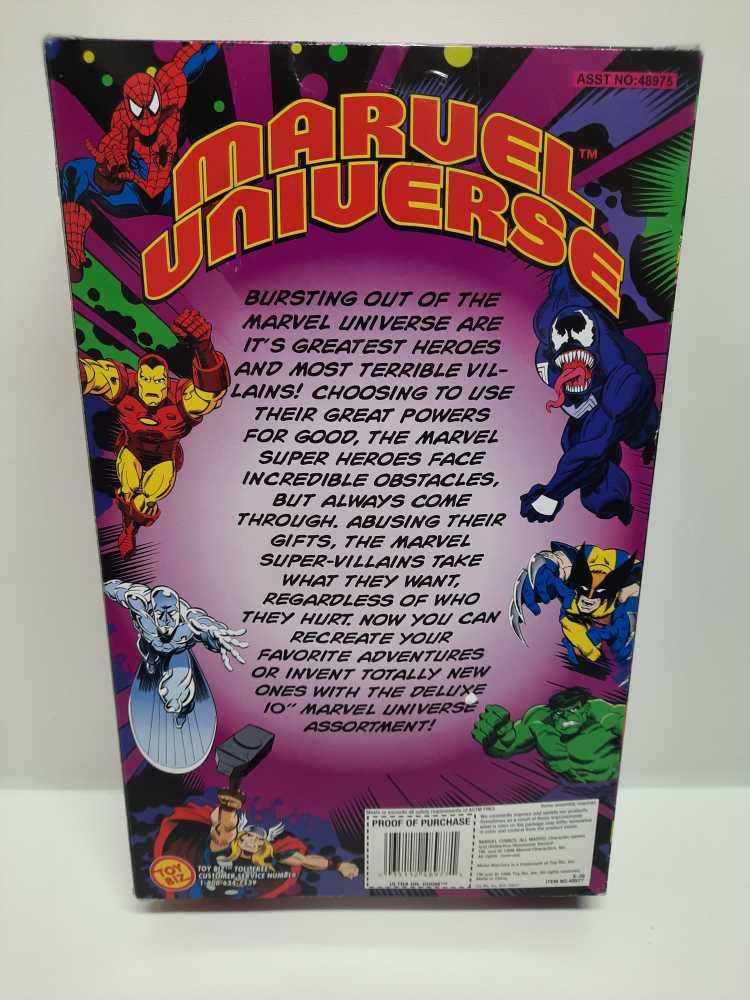 Marvel- Doctor Doom ToyBiz Large  (Marvel Universe: 10”) action figure collectible [Barcode 035112489771] - Main Image 2