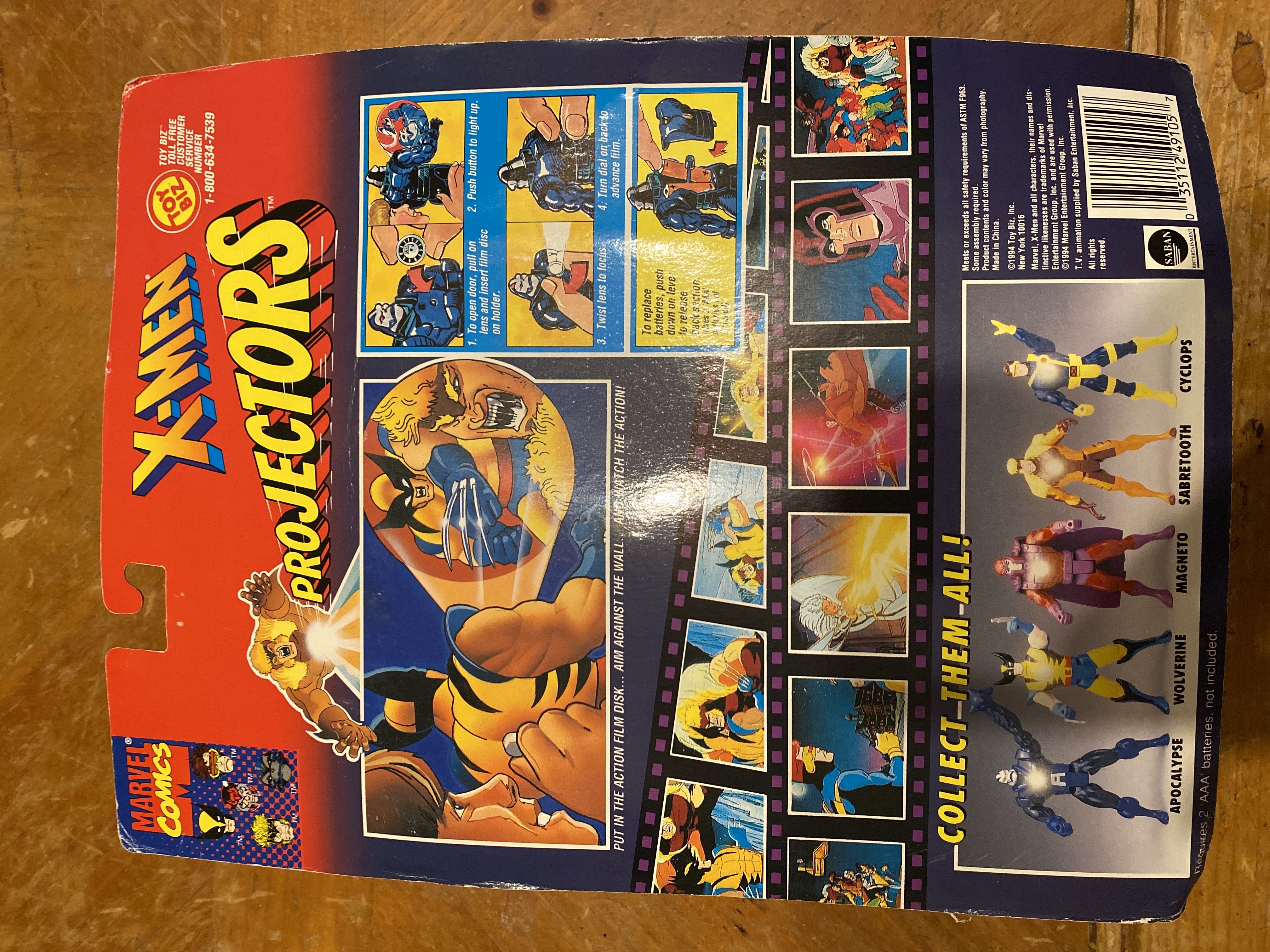 Toybiz X-Men Projectors Cyclops - Toy Biz (Cyclops) action figure collectible [Barcode 035112491057] - Main Image 2