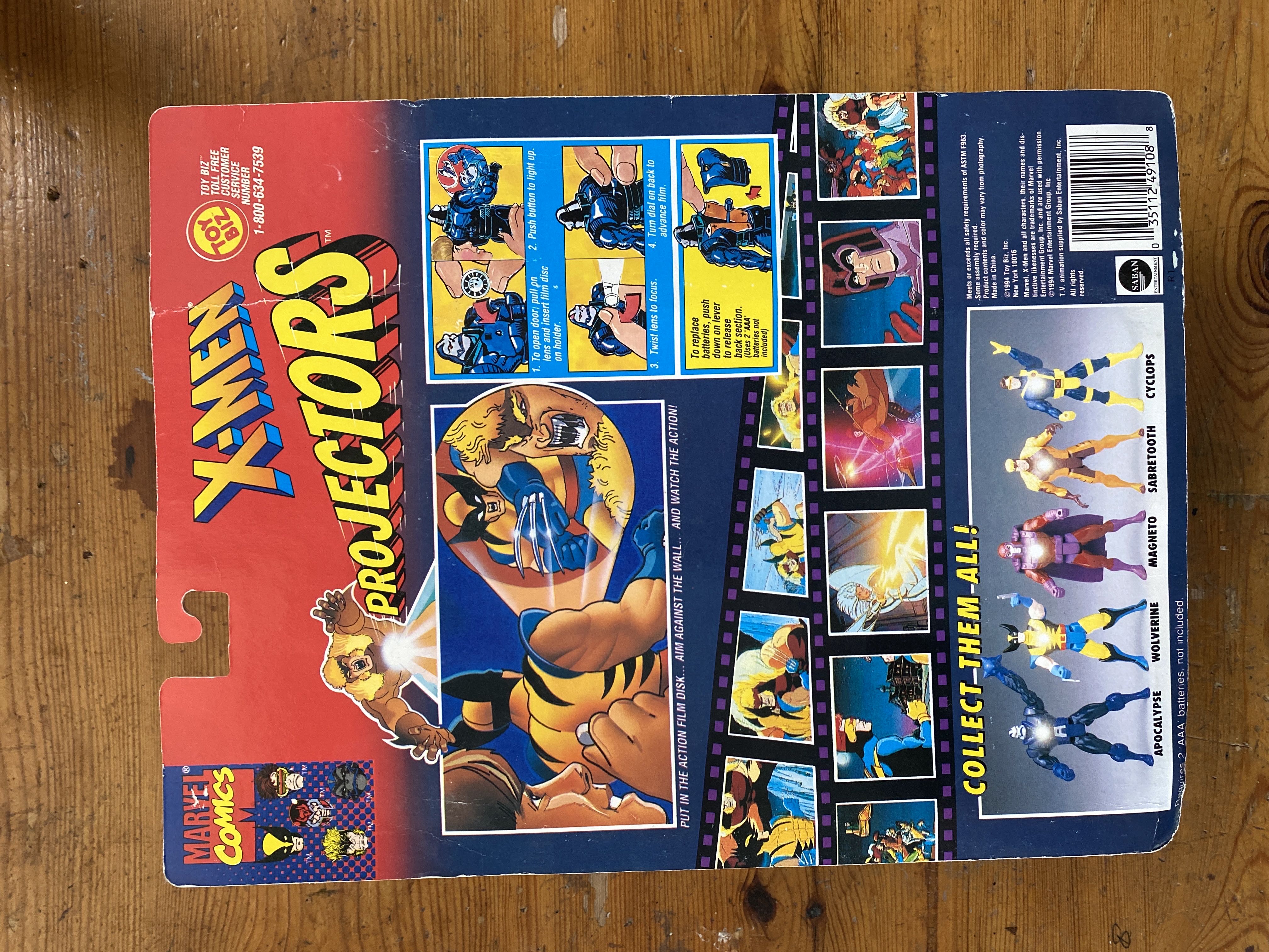 X-Men: Projectors - Toy Biz (Apocalypse) action figure collectible [Barcode 035112491088] - Main Image 2