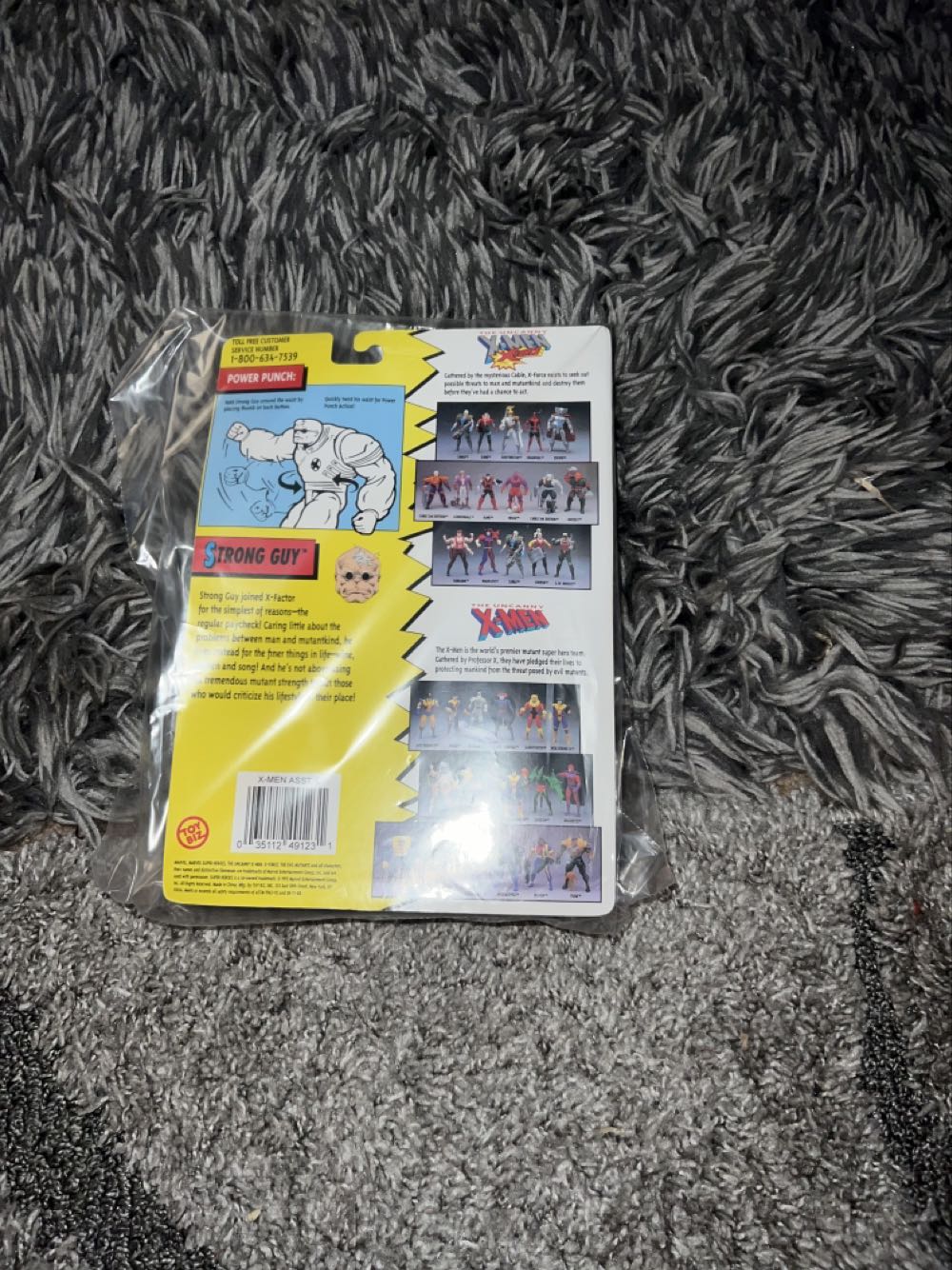 Strong Guy - Toy Biz (The Uncanny X-Men) action figure collectible [Barcode 035112491231] - Main Image 4