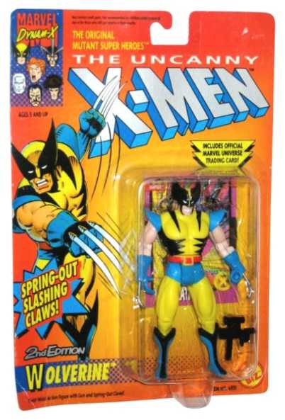 Wolverine (2nd Edition) - Toy Biz (The Uncanny X-Men) action figure collectible [Barcode 035112493112] - Main Image 3