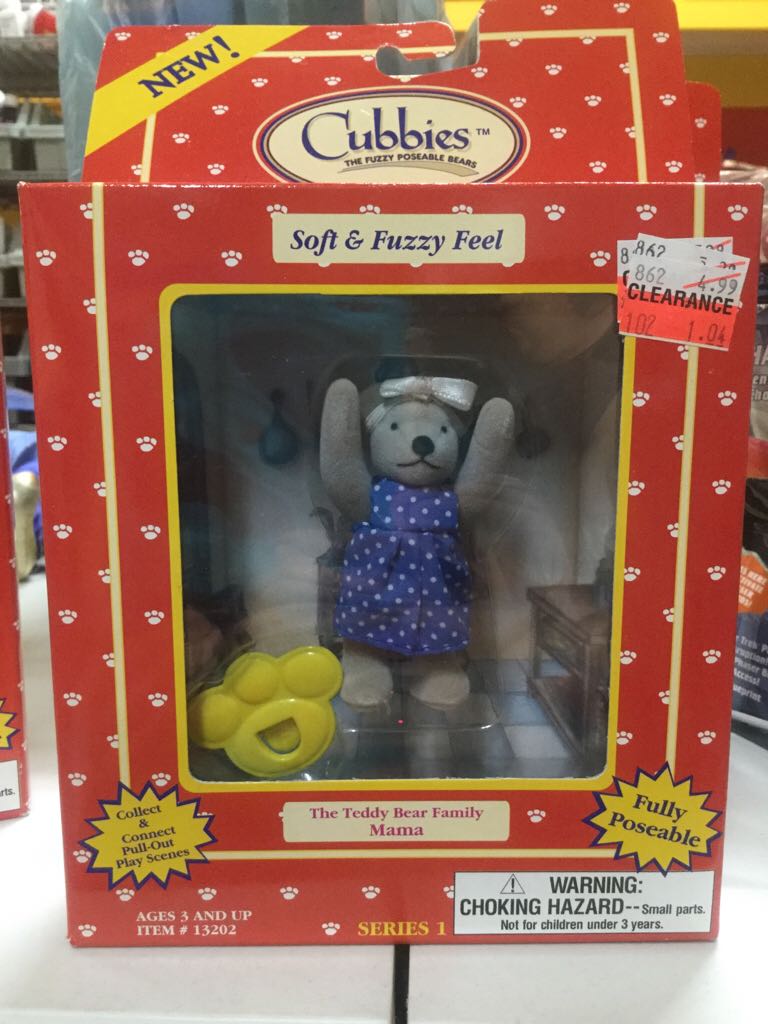 Cubbies: The Teddy Bear Family Mama - Just Toys (Cubbies) action figure collectible [Barcode 020616132025] - Main Image 1