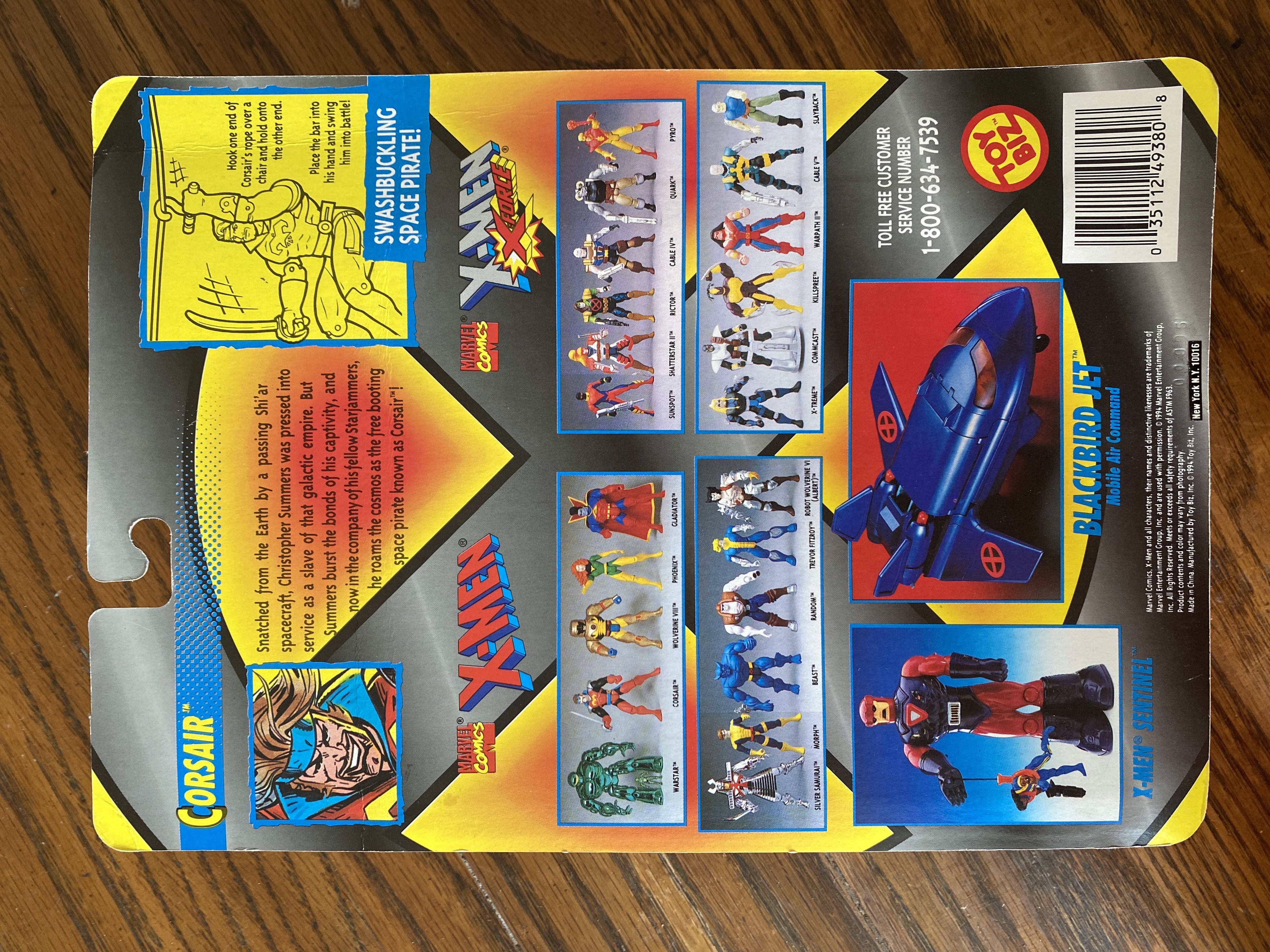 Corsair - Toy Biz (X-Men: Phoenix Saga) action figure collectible [Barcode 035112493808] - Main Image 2