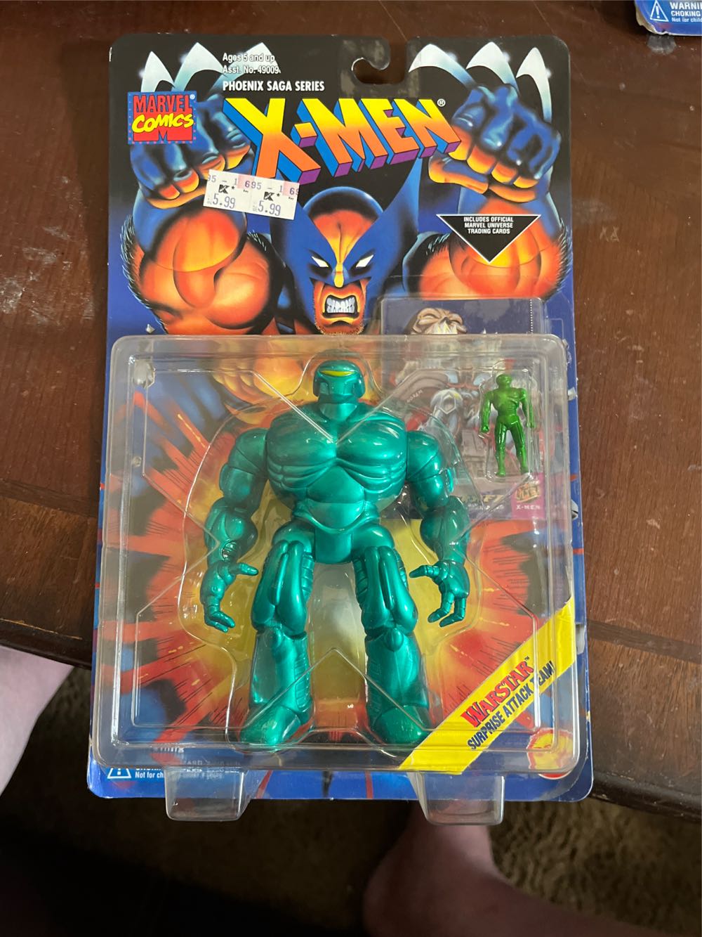 Warstar - Toy Biz (X-Men) action figure collectible [Barcode 035112493846] - Main Image 3