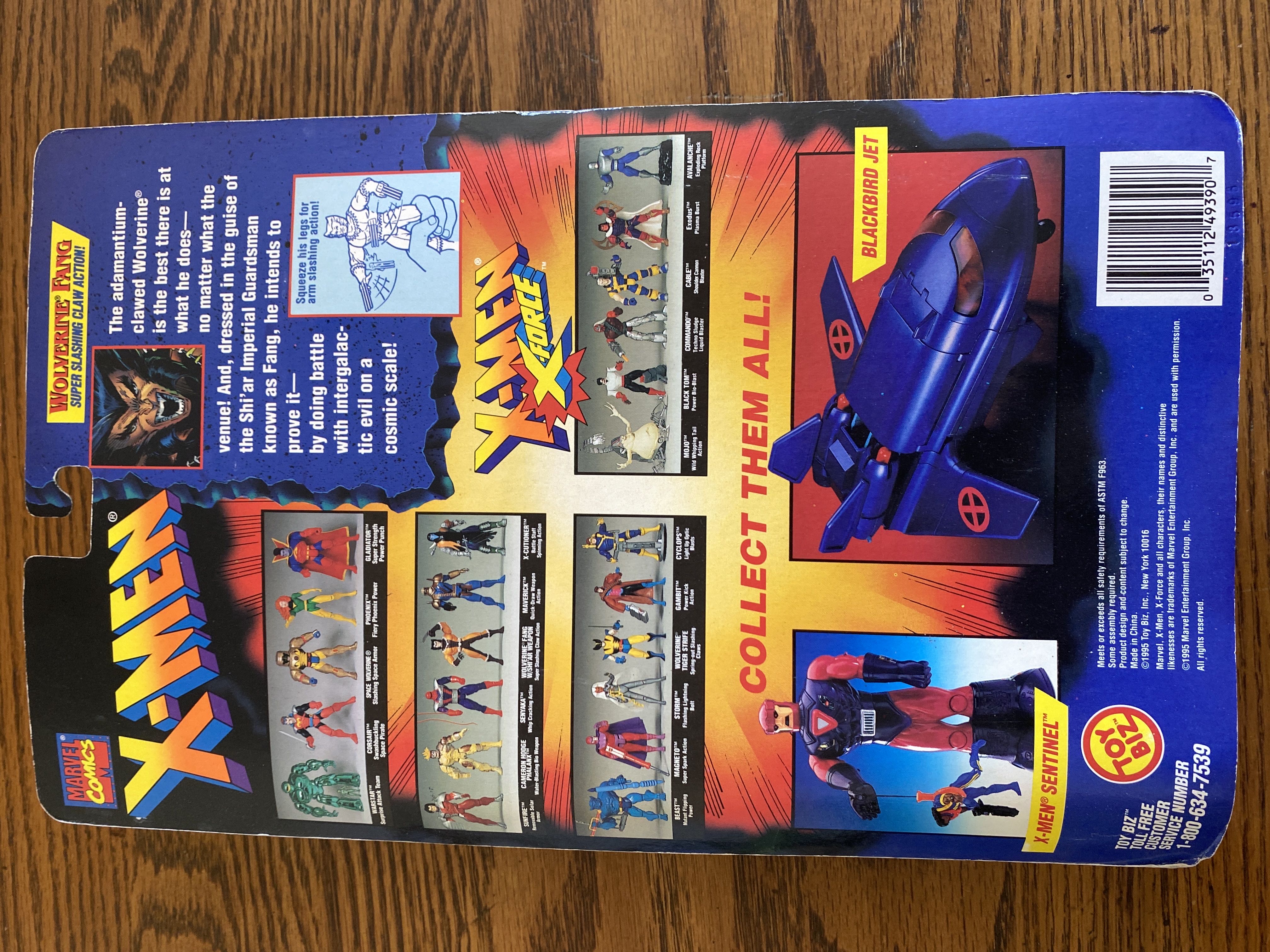 Wolverine Fang - Toy Biz (Mutant Genesis Series) action figure collectible [Barcode 035112493907] - Main Image 2