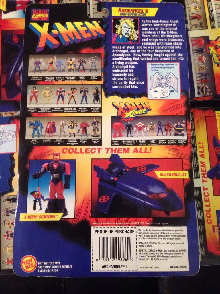 ARCHANGEL - Toy Biz (Marvel Comics) action figure collectible [Barcode 035112493969] - Main Image 2