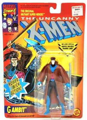 Gambit - Toy Biz (The Uncanny X-Men) action figure collectible [Barcode 035112494928] - Main Image 3