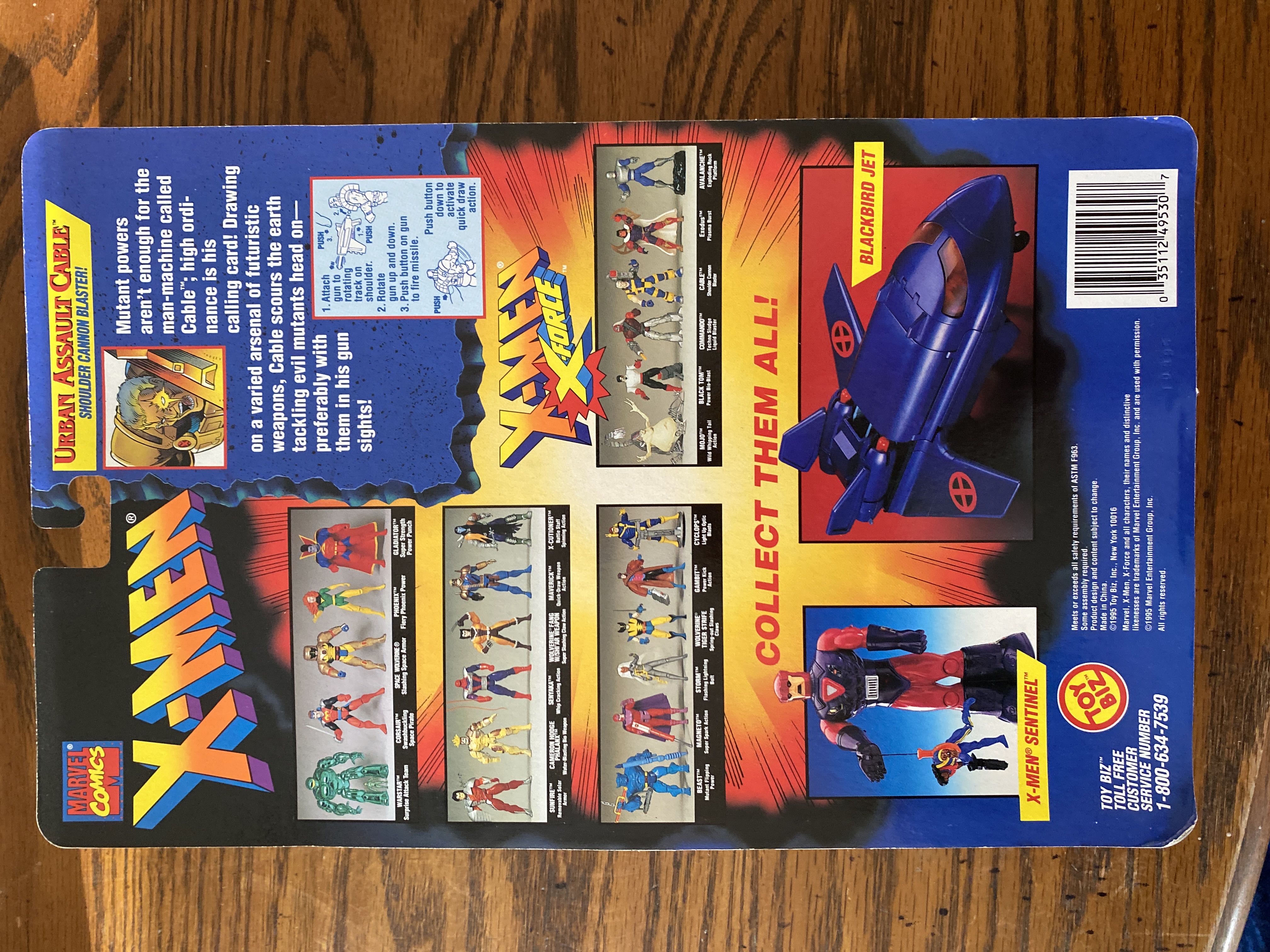 X-men X-force Urban Assault Cable - Toy Biz (X-Men: X-Force) action figure collectible [Barcode 035112495307] - Main Image 2