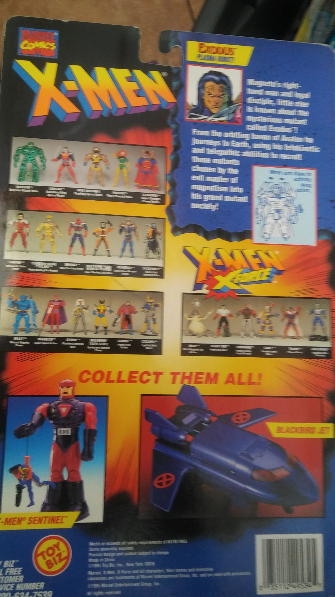 Exodus - Toy Biz (X-Men: X-Force) action figure collectible [Barcode 035112495345] - Main Image 2