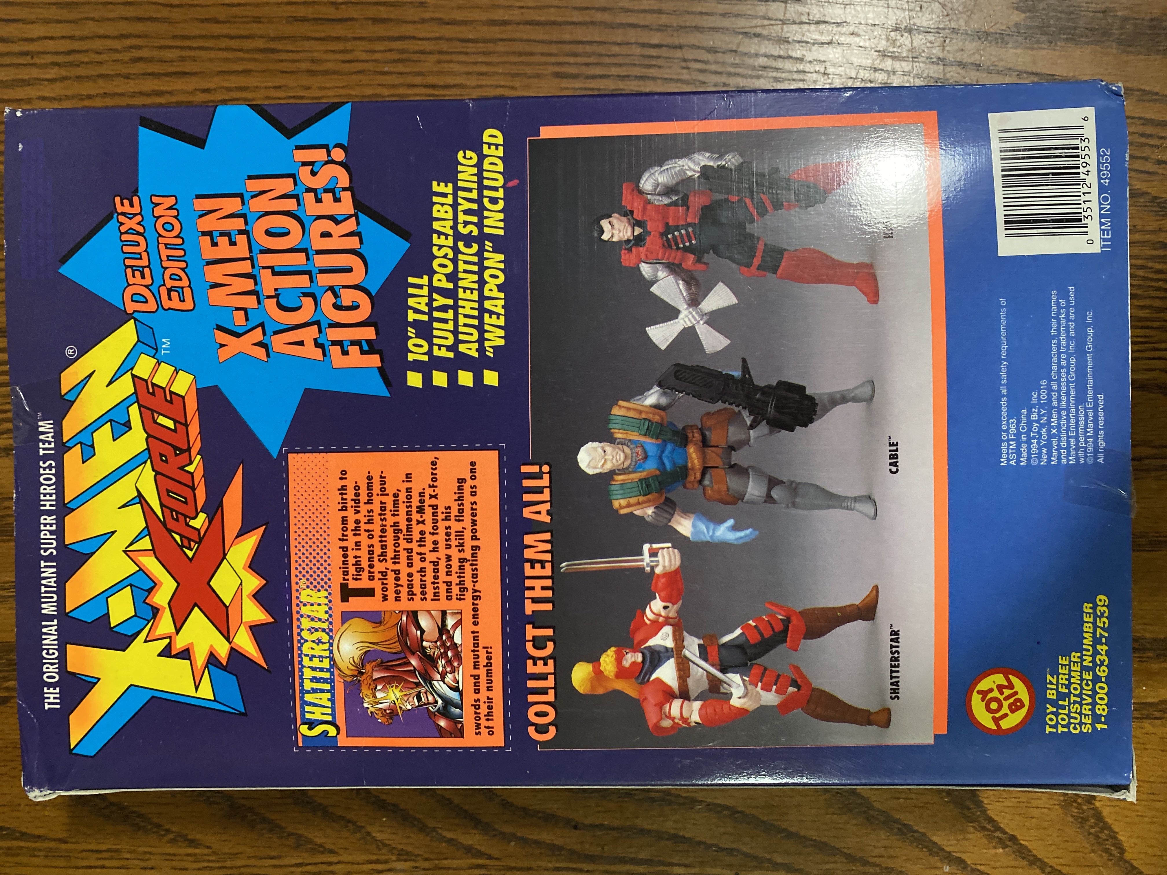 X-Force (10 Inch) - Toy Biz (Shatterstar) action figure collectible [Barcode 035112495536] - Main Image 2