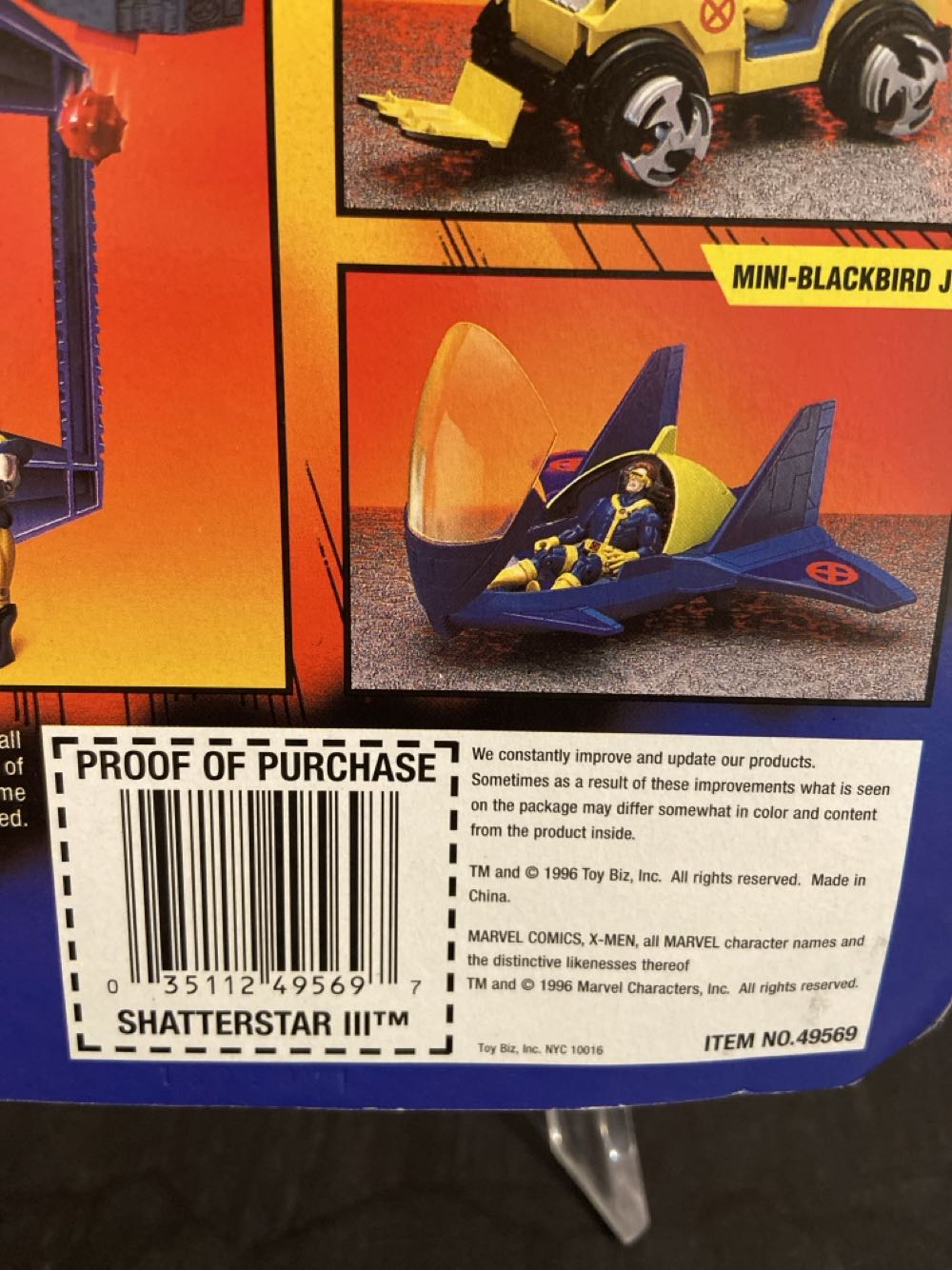 X-MEN X-FORCE: Shatterstar lll - Toybiz (X-Men / X-Force) action figure collectible [Barcode 035112495697] - Main Image 3