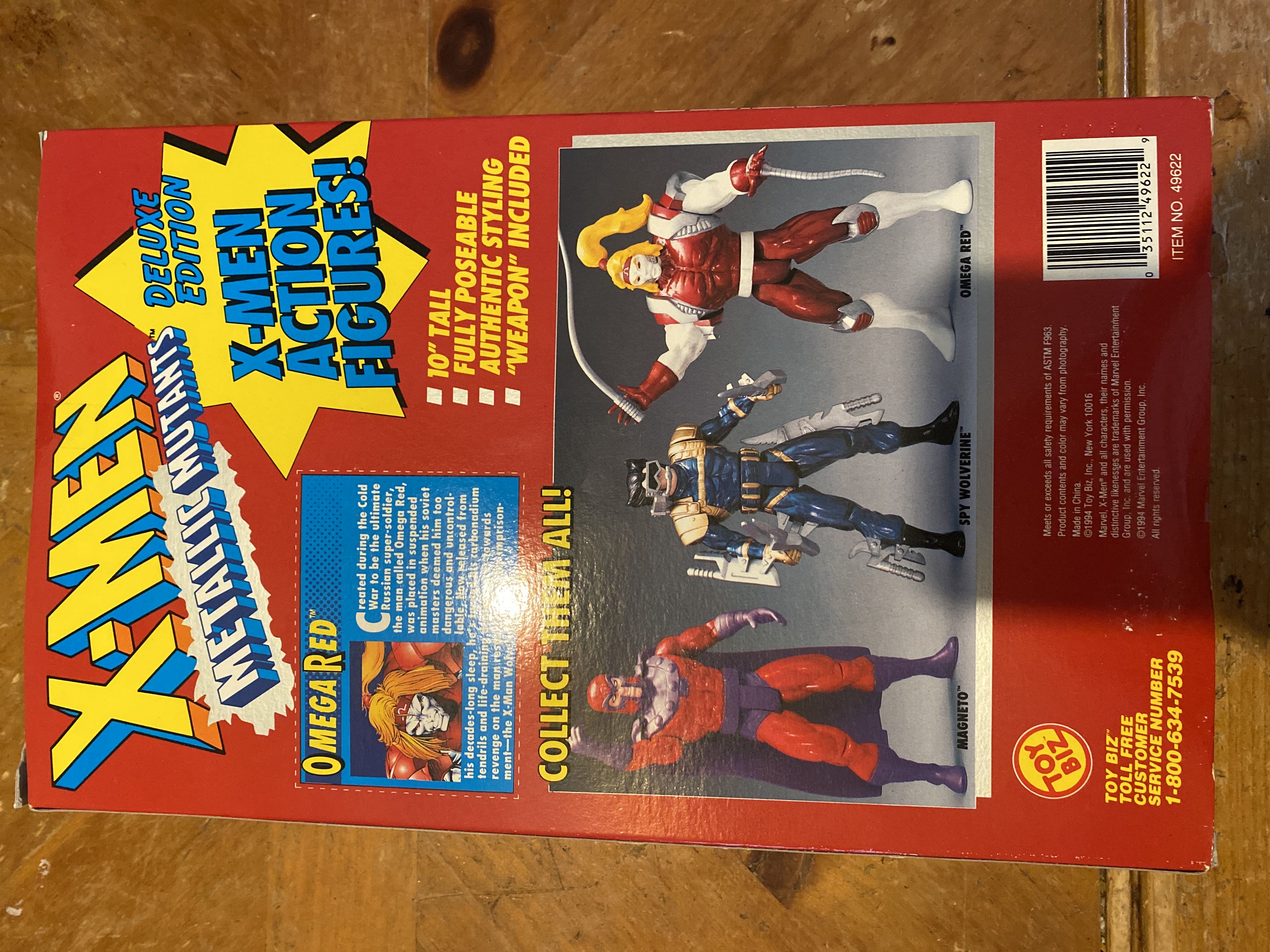 Omega Red - Toy Biz (Metallic Mutants) action figure collectible [Barcode 035112496229] - Main Image 2