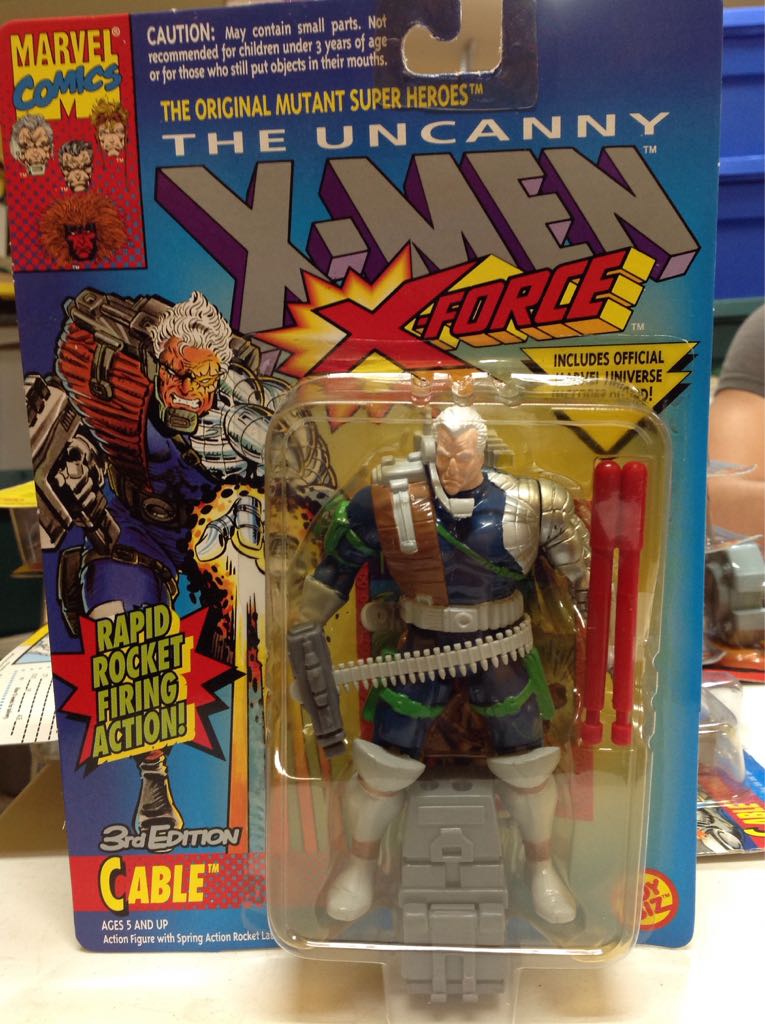 Cable (3rd Edition) - Toy Biz (The Uncanny X-Men / X-Force) action figure collectible [Barcode 035112496434] - Main Image 1