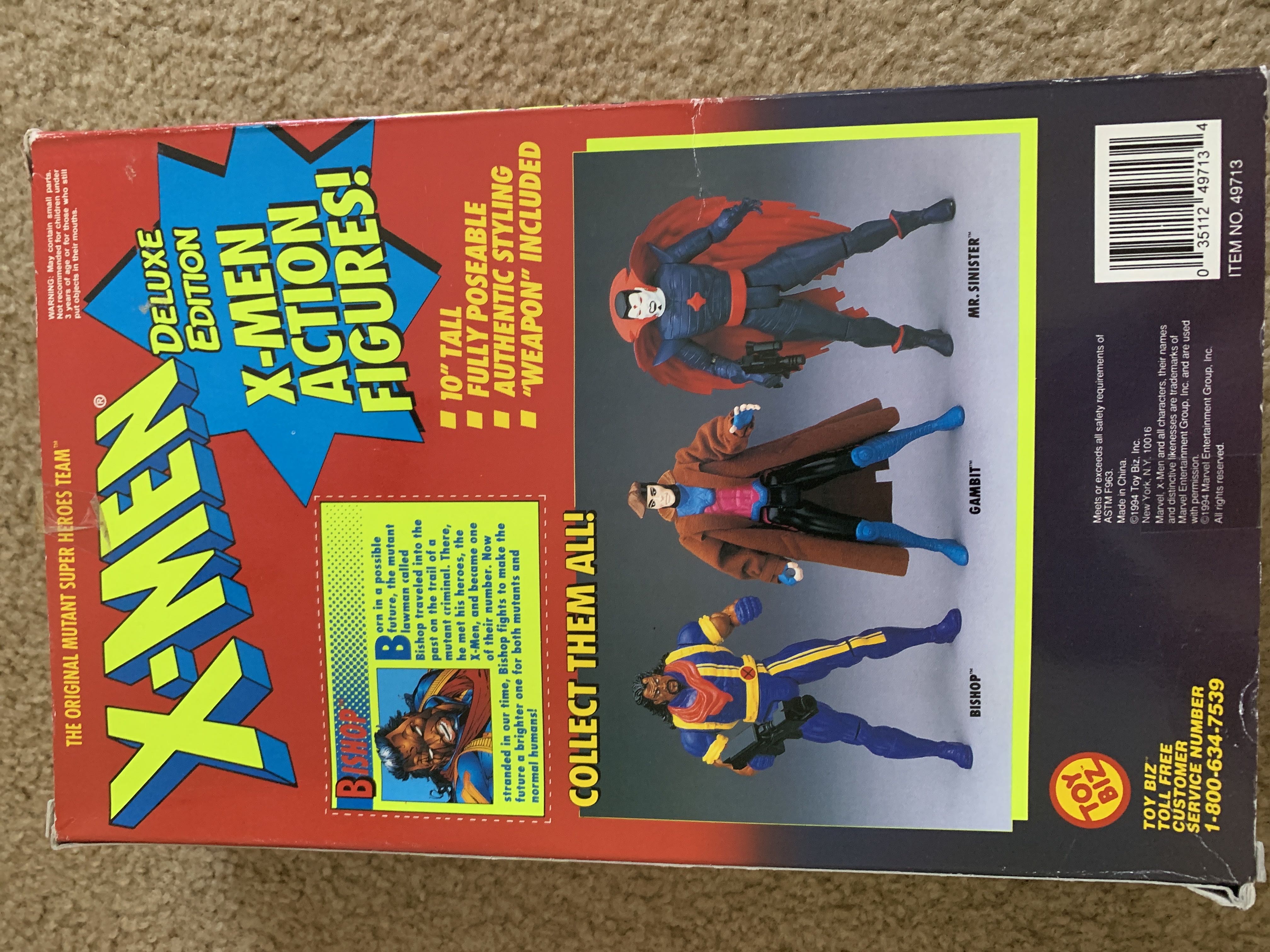 X-Men (10 Inch) - Toy Biz (Bishop) action figure collectible [Barcode 035112497134] - Main Image 2