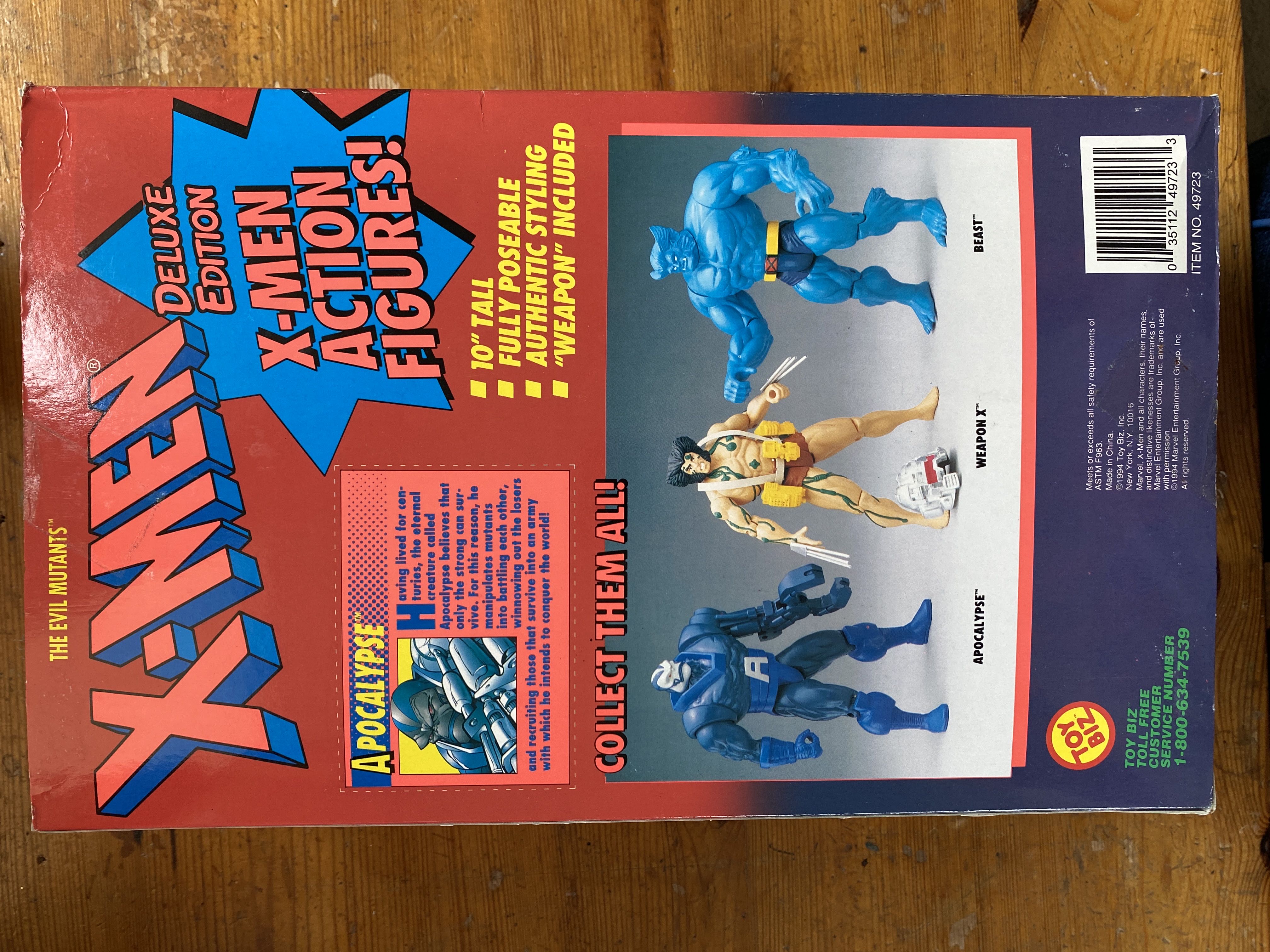 X-Men: Apocalypse - Toy Biz (Apocalypse) action figure collectible [Barcode 035112497233] - Main Image 2