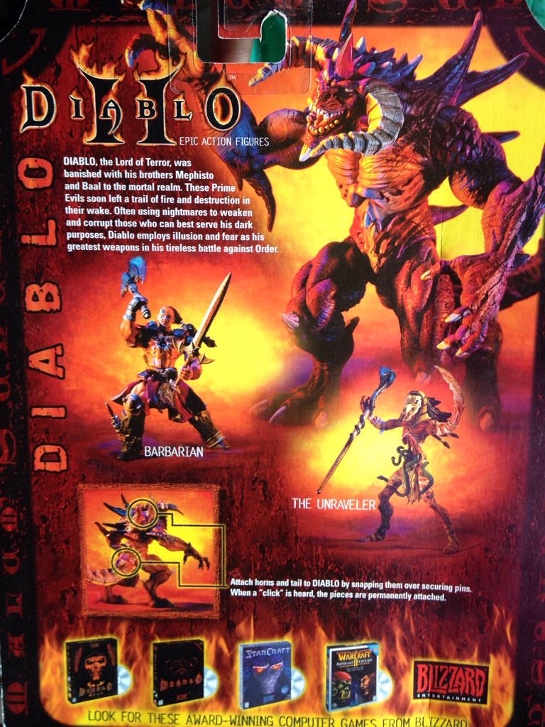 Diablo (Diablo II) - Blizzard (Blizzard: 6”) action figure collectible [Barcode 020626848077] - Main Image 2