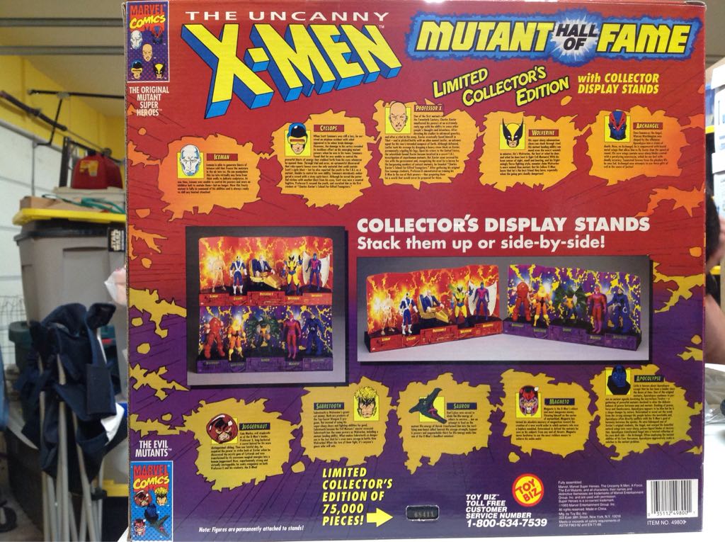 Uncanny X-Men Mutant Hall Of Fame - Toy Biz (MARVEL) action figure collectible [Barcode 035112498001] - Main Image 2