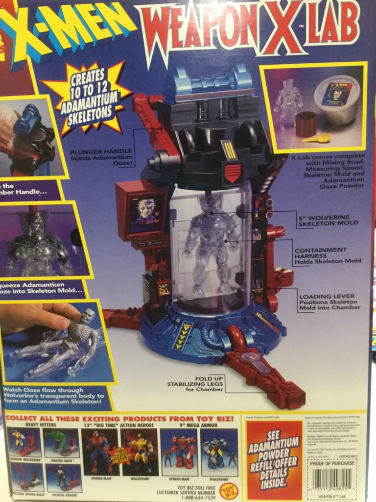 Toy Biz X-Men Weapon X Lab - Toy Biz (X-Men) action figure collectible [Barcode 035112498155] - Main Image 2