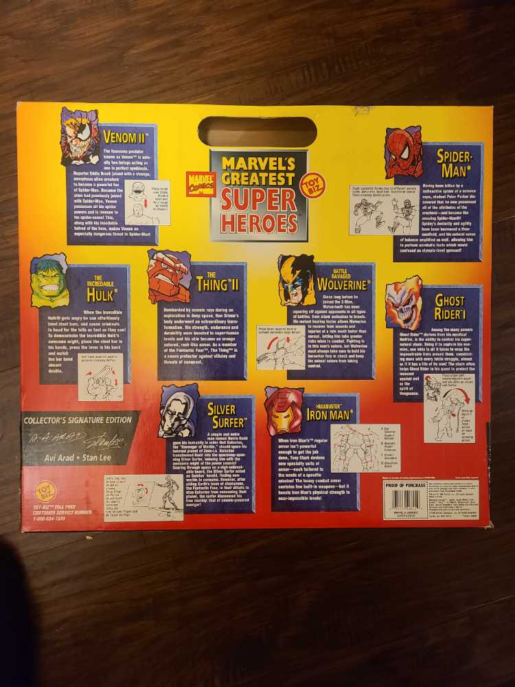 Toybiz Marvels Greatest Super Heroes - Toy Biz (Marvel Universe) action figure collectible [Barcode 035112498209] - Main Image 2