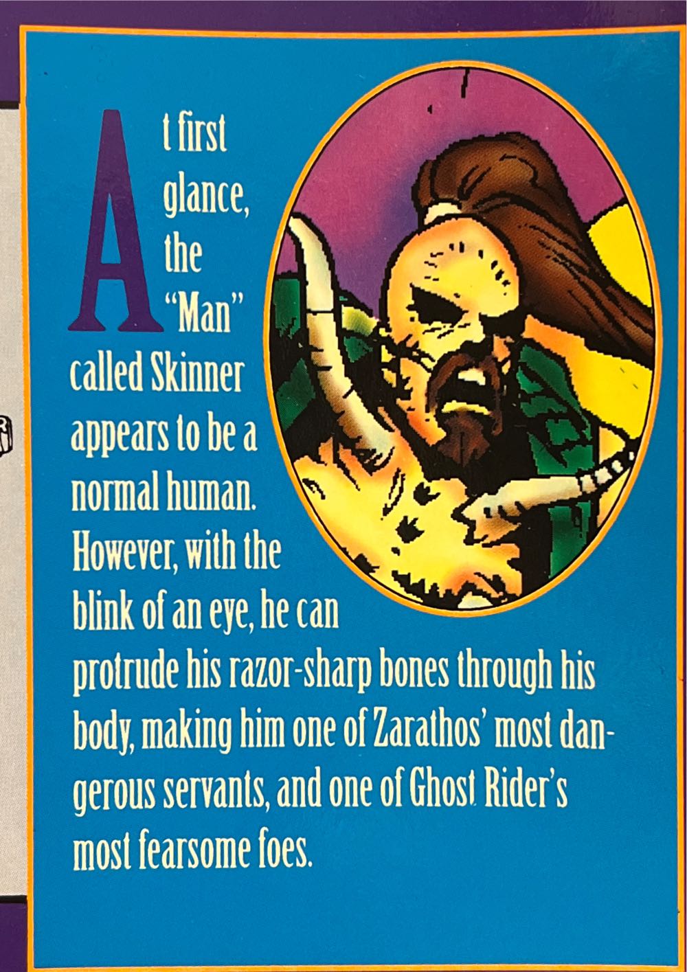 Ghost Rider: Skinner - Toy Biz (Ghost Rider - Series 1) action figure collectible [Barcode 035112523055] - Main Image 3