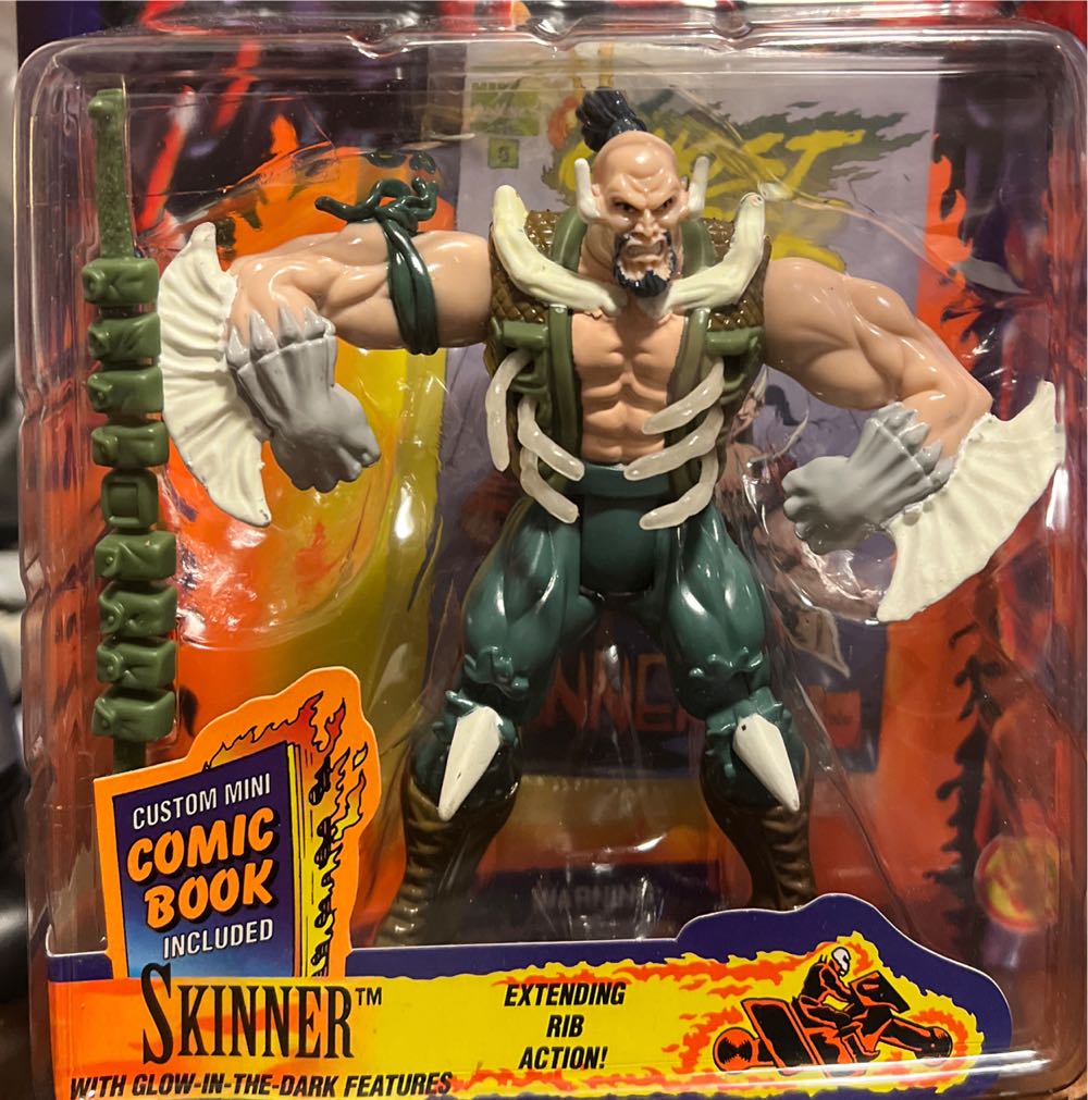 Ghost Rider: Skinner - Toy Biz (Ghost Rider - Series 1) action figure collectible [Barcode 035112523055] - Main Image 4