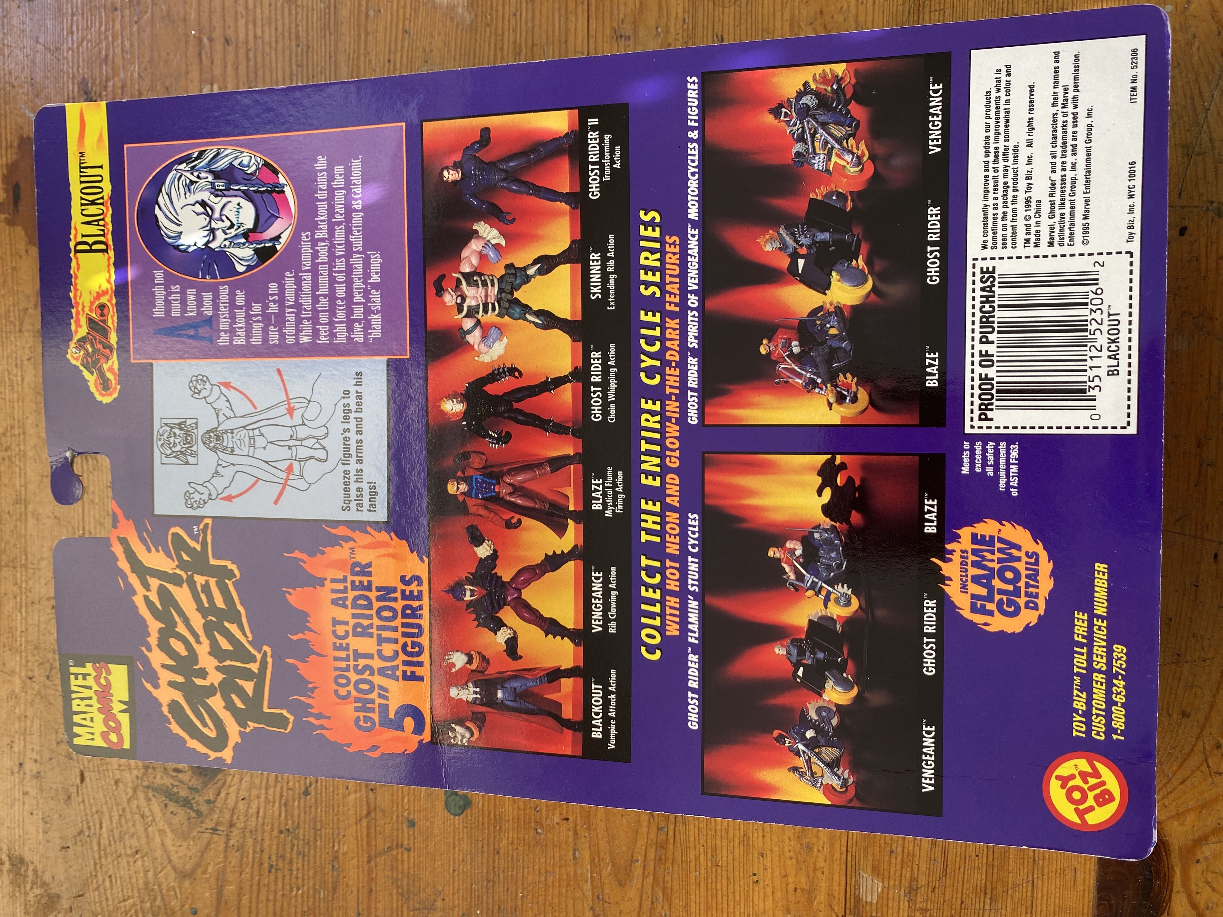 Ghost Rider: Blackout - Toy Biz (Ghost Rider) action figure collectible [Barcode 035112523062] - Main Image 2