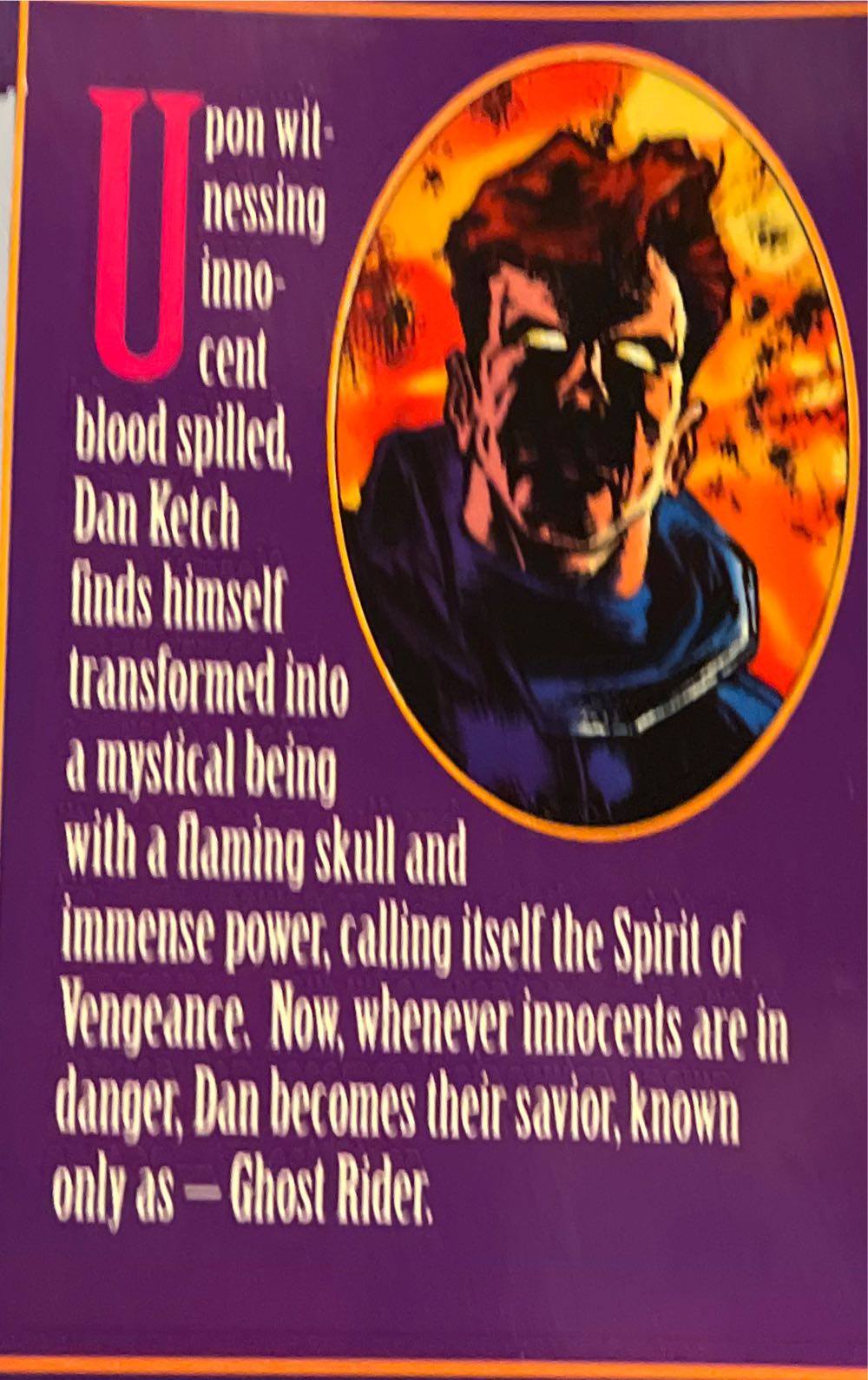 Ghost Rider II (Danny Ketch) - Toy Biz (Ghost Rider) action figure collectible [Barcode 035112523079] - Main Image 4