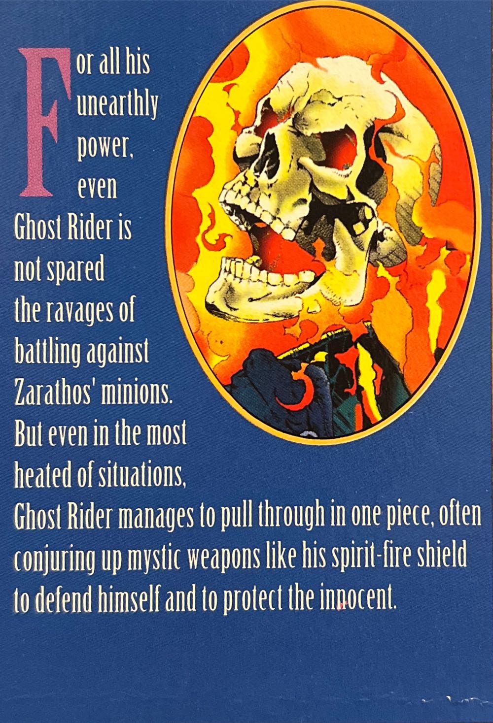 Ghost Rider: Ghost Rider [Exploding] - Toy Biz (Ghost Rider) action figure collectible [Barcode 035112523123] - Main Image 4