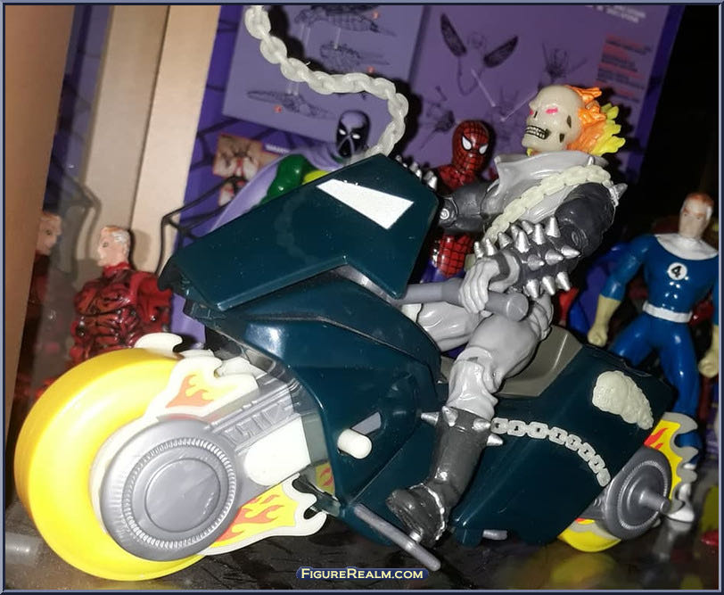 Ghost Rider Spirits Of Vengeance Cycles & Riders: Ghost Rider - Toy Biz (Ghost Rider Cycle) action figure collectible [Barcode 035112524311] - Main Image 3