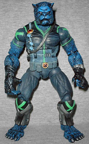 Toybiz Xmen Legends Beast (Stealth)with Grappling Hooks - Toy Biz (Comics & Superheroes) action figure collectible [Barcode 035112708599] - Main Image 3