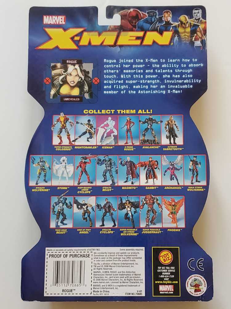 Marvel X-men Classics Bird Of Prey Angel - Toy Biz (Marvel X-Men) action figure collectible [Barcode 035112708674] - Main Image 3