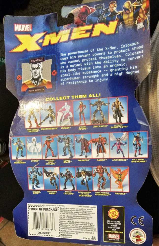 Toybiz X-Men Classics Super Strength Colossus - Toy Biz (X-Men Classics) (Marvel (X-men)) action figure collectible [Barcode 035112708766] - Main Image 3