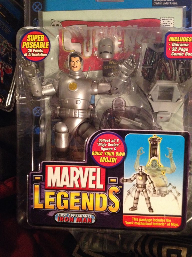 Iron Man Original Armor - Toy Biz (Marvel Legends Mojo BAF) action figure collectible [Barcode 035112711766] - Main Image 1