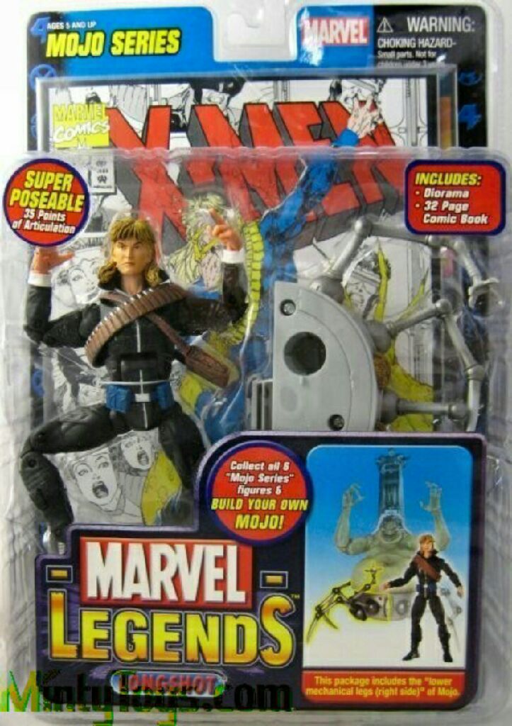 Longshot - Toy Biz (Marvel Legends) (Marvel Legends) action figure collectible [Barcode 035112711773] - Main Image 2
