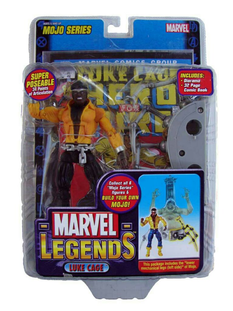 Toybiz Marvel Legends Mojo BAF Luke Cage.  - Toy Biz (Marvel Legends) action figure collectible [Barcode 035112711797] - Main Image 2