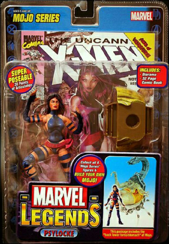 Toybiz Marvel Legends Mojo BAF - Psylocke - Toy Biz (Marvel Legends - Mojo Series) action figure collectible [Barcode 035112711810] - Main Image 2