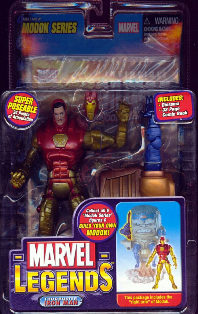 Iron Man Thorbuster armor version - Toybiz (Marvel Legends) action figure collectible [Barcode 035112711919] - Main Image 2