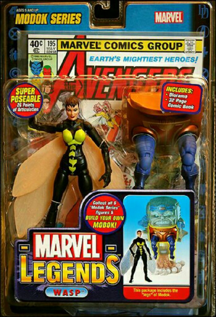 Toybiz Marvel legends MODOK BAF Wasp - ToyBiz - Marvel (Marvel Legends - M.O.D.O.K) action figure collectible [Barcode 035112711926] - Main Image 2