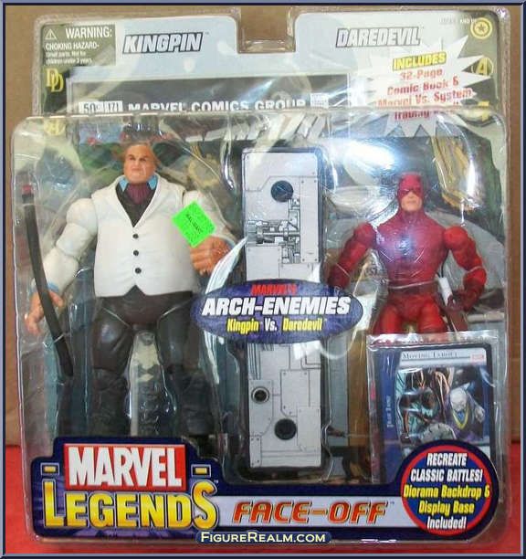 Marvel Legends: Kingpin Vs. Daredevil - Toy Biz (Marvel Legends Face Off) action figure collectible [Barcode 035112713364] - Main Image 2