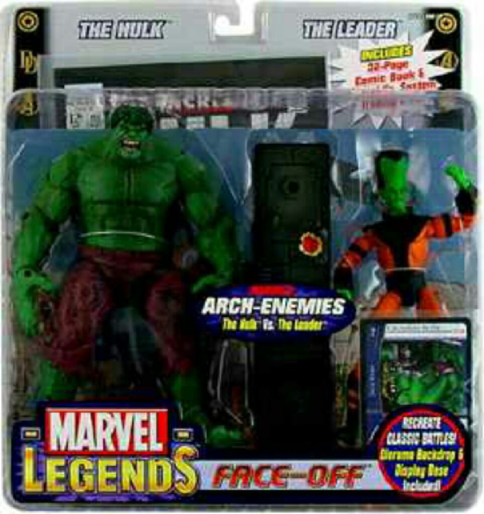 Toybiz Marvel Legends Face-Off Hulk vs The Leader Variant  - Toy Biz (Marvel Legends) (Marvel Legends) action figure collectible [Barcode 035112713401] - Main Image 2